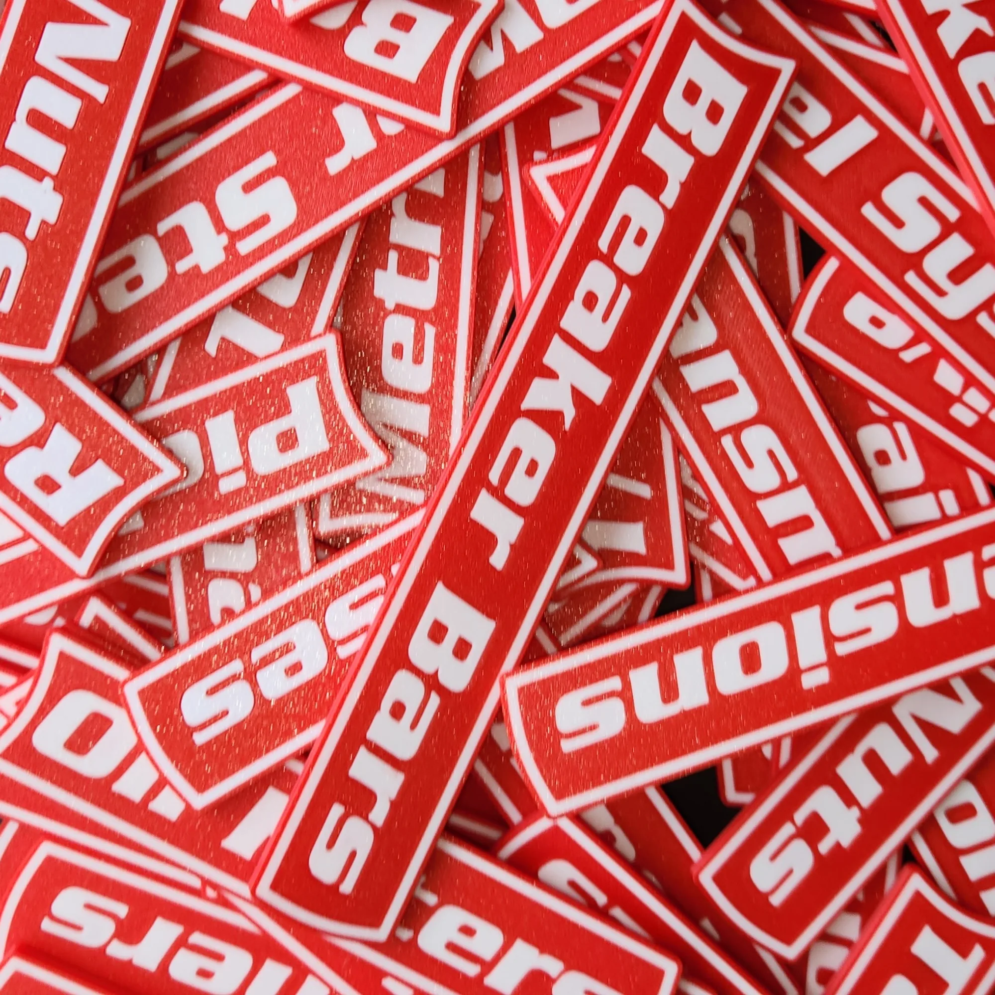 Pile of VoltariTek labels