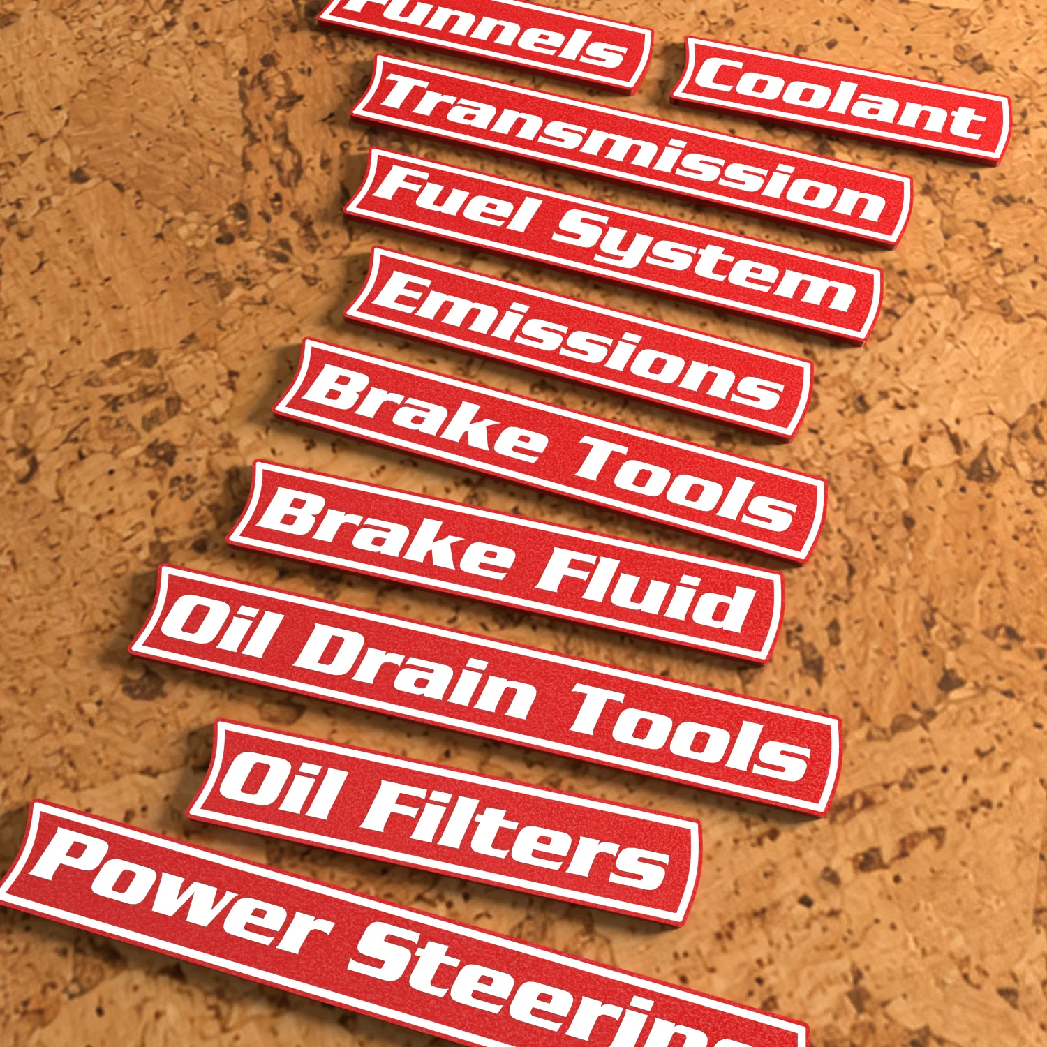 Auto Maintenance label pack